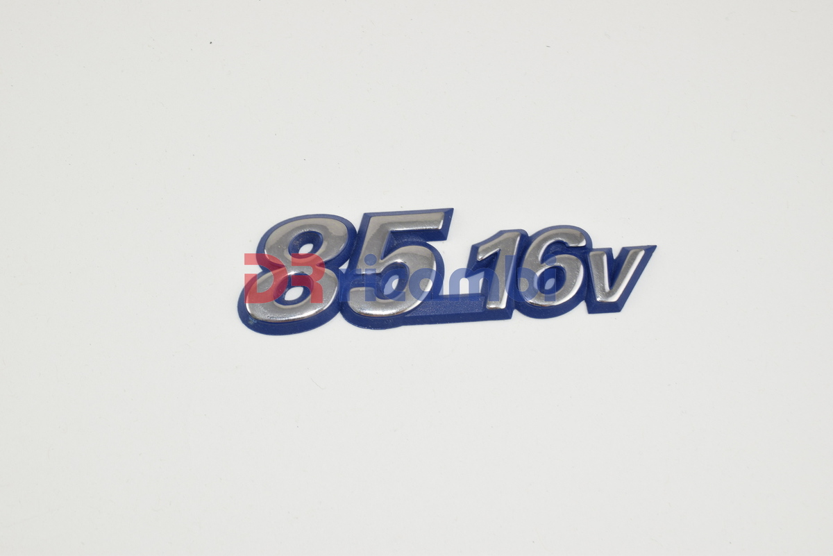 LOGO FREGIO SIGLA MODELLO FIAT &quot; 85 16V &quot; DR0449