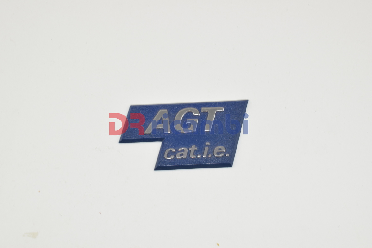 LOGO FREGIO SIGLA MODELLO FIAT &quot; AGT CAT. I. E. &quot; DR0458