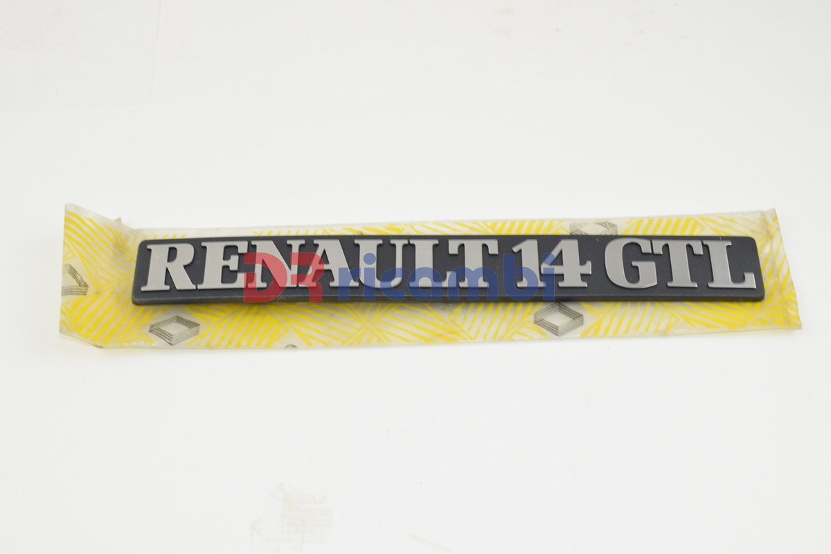 LOGO FREGIO SIGLA MODELLO &quot; RENAULT 14 GTL &quot; DR0477