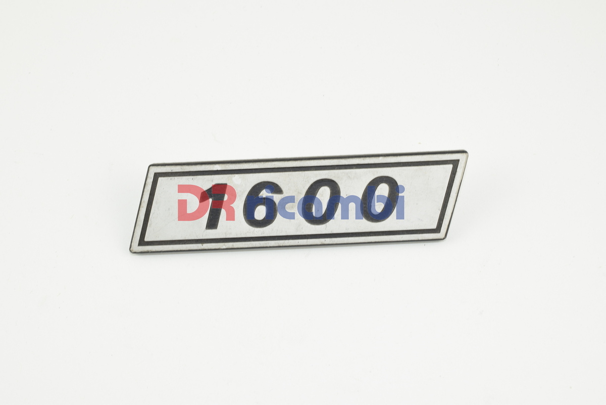 LOGO FREGIO SIGLA MODELLO FIAT &quot; 1600&quot; DR0492