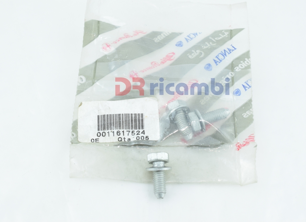 BULLONE CON ROSETTA PIANA APPLICAZIONE VARIE ALFA FIAT LANCIA 11617524 16043530