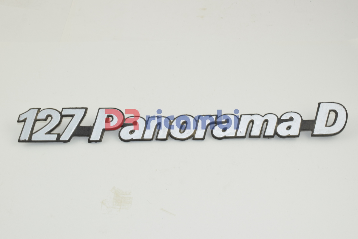 LOGO FREGIO SIGLA MODELLO FIAT &quot; 127 PANORAMA D &quot; DR0499