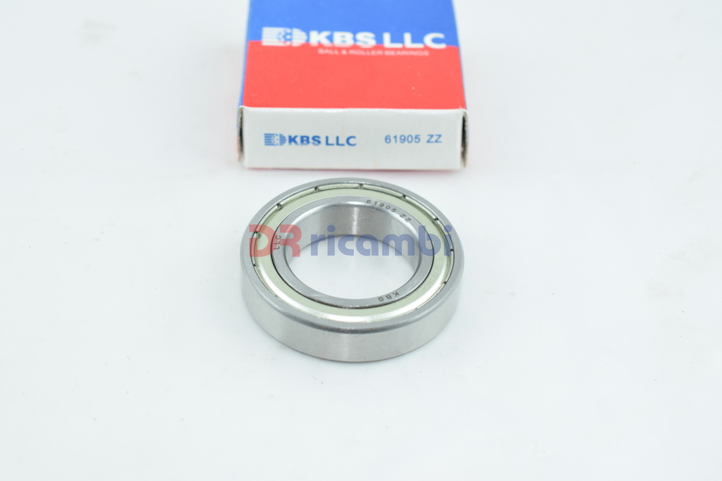 CUSCINETTO A SFERE CHIUSO AMBO I LATI KBS 61905 ZZ = SKF 61905-2Z - D. 25x42x9