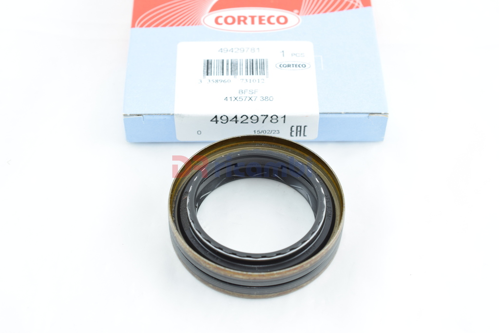 PARAOLIO ANELLO DI TENUTA PER AUDI VW  CORTECO 49429781 OE 02D525275J D. 41x57x7