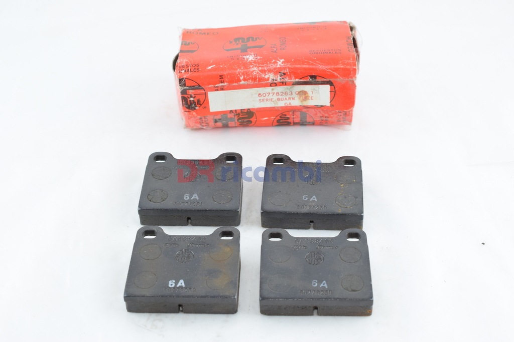 SERIE PASTIGLIE FRENO ALFA GIULIA ALFETTA SPIDER GIULIETTA ALFA ROMEO 60778263