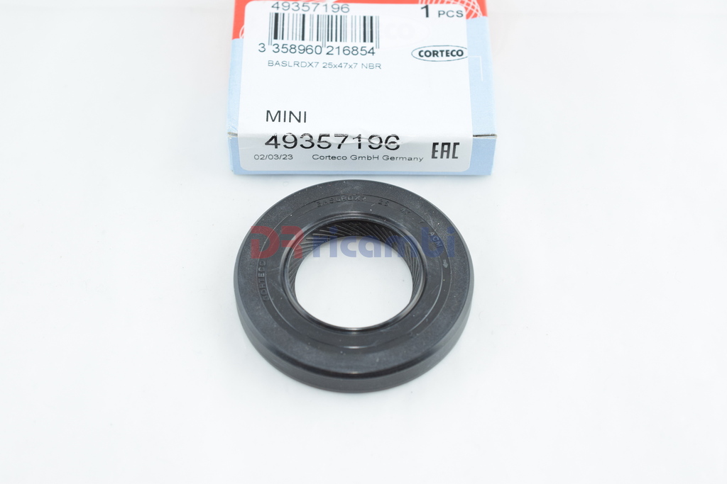 PARAOLIO TENUTA ALBERO ENTRATA CAMBIO PER BMW MINI COOPER D S 49357196  25x47x7