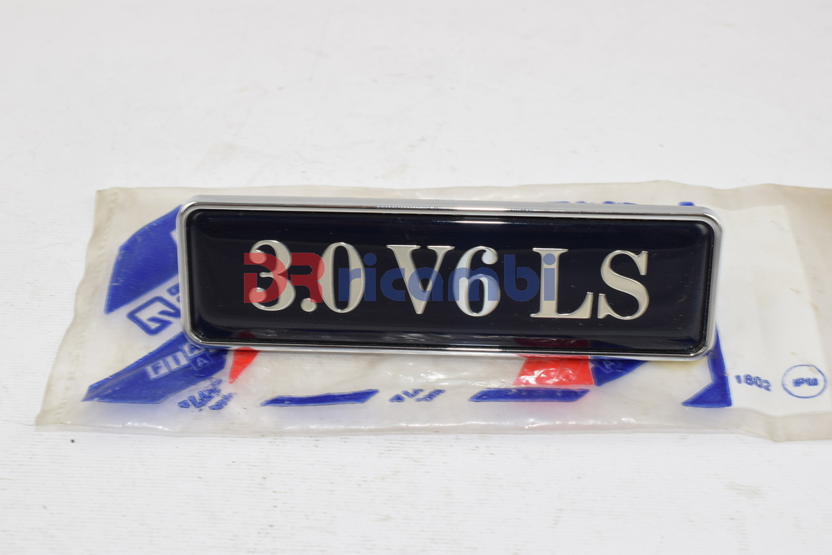 LOGO FREGIO SIGLA MODELLO LANCIA &quot; 3.0 V6 LS &quot; LANCIA 82486097