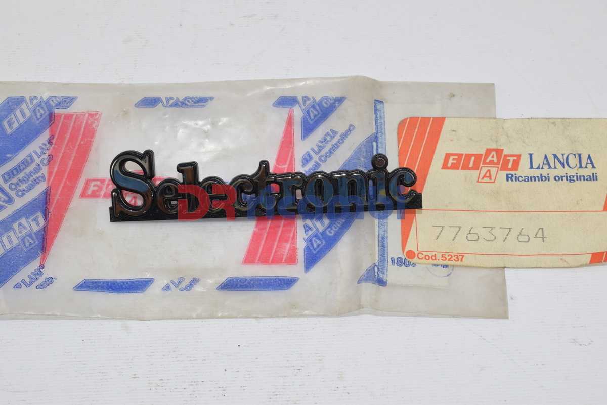 LOGO FREGIO SIGLA MODELLO LANCIA Y10 &quot; SELECTRONIC &quot; LANCIA 7763764