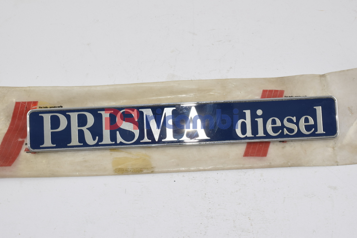 LOGO FREGIO SIGLA MODELLO LANCIA &quot; PRISMA DIESEL &quot; LANCIA 82407111