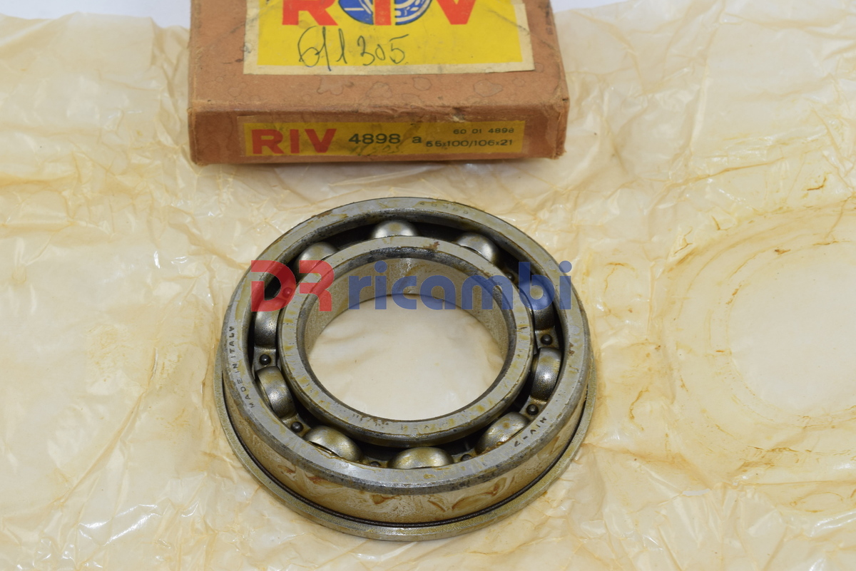 CUSCINETTO CAMBIO A SFERE RIV 4898  06 01 4898 SKF 611305 - D. 55x100/106x21