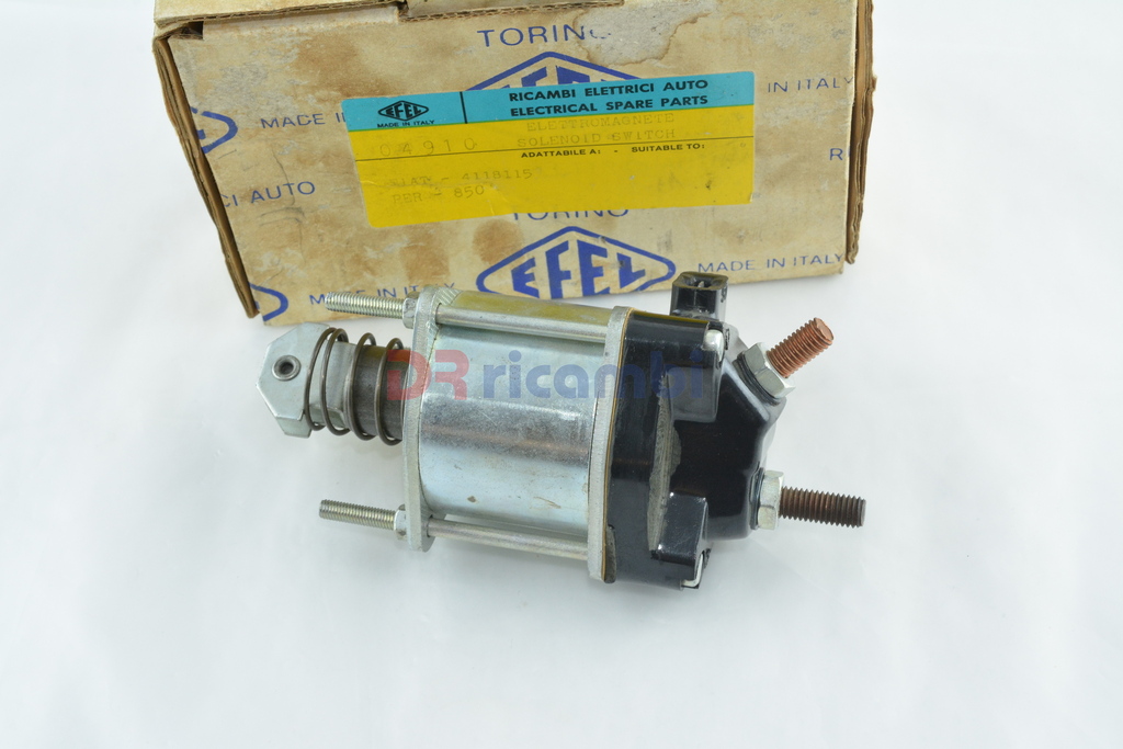 ELETTROMAGNETE MOTORINO AVVIAMENTO PER FIAT 850 - EFEL 04910 - PER FIAT 4118115