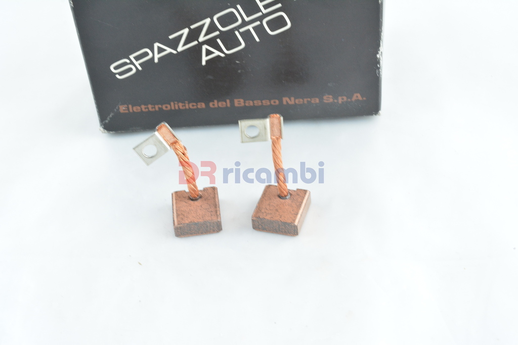 COPPIA SPAZZOLE MOTORINO D'AVVIAMENTO PER FIAT 500 600 126 127 REGATA RITMO JSX5