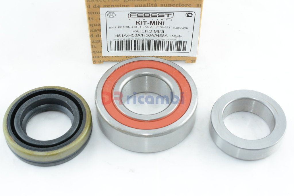 KIT CUSCINETTO RUOTA ASSE POST. PER MITSUBISHI LANCER III IV V  FEBEST  KIT-MINI