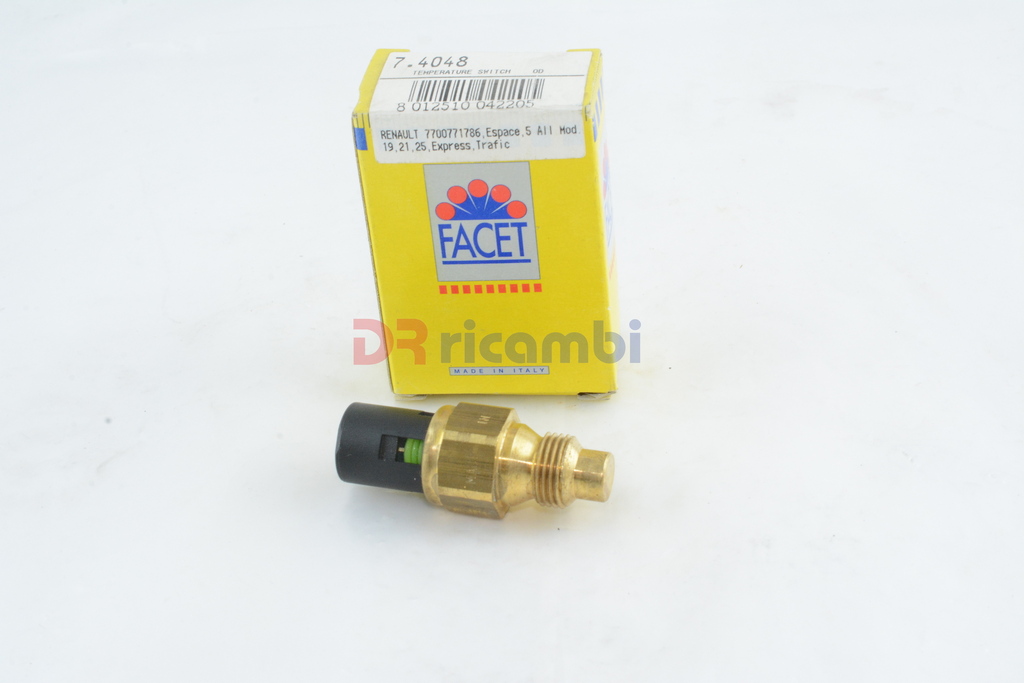 SENSORE TEMPERATURA LIQUIDO REFRIGERANTE PER RENAULT 19 21 25 CLIO FACET  7.4048