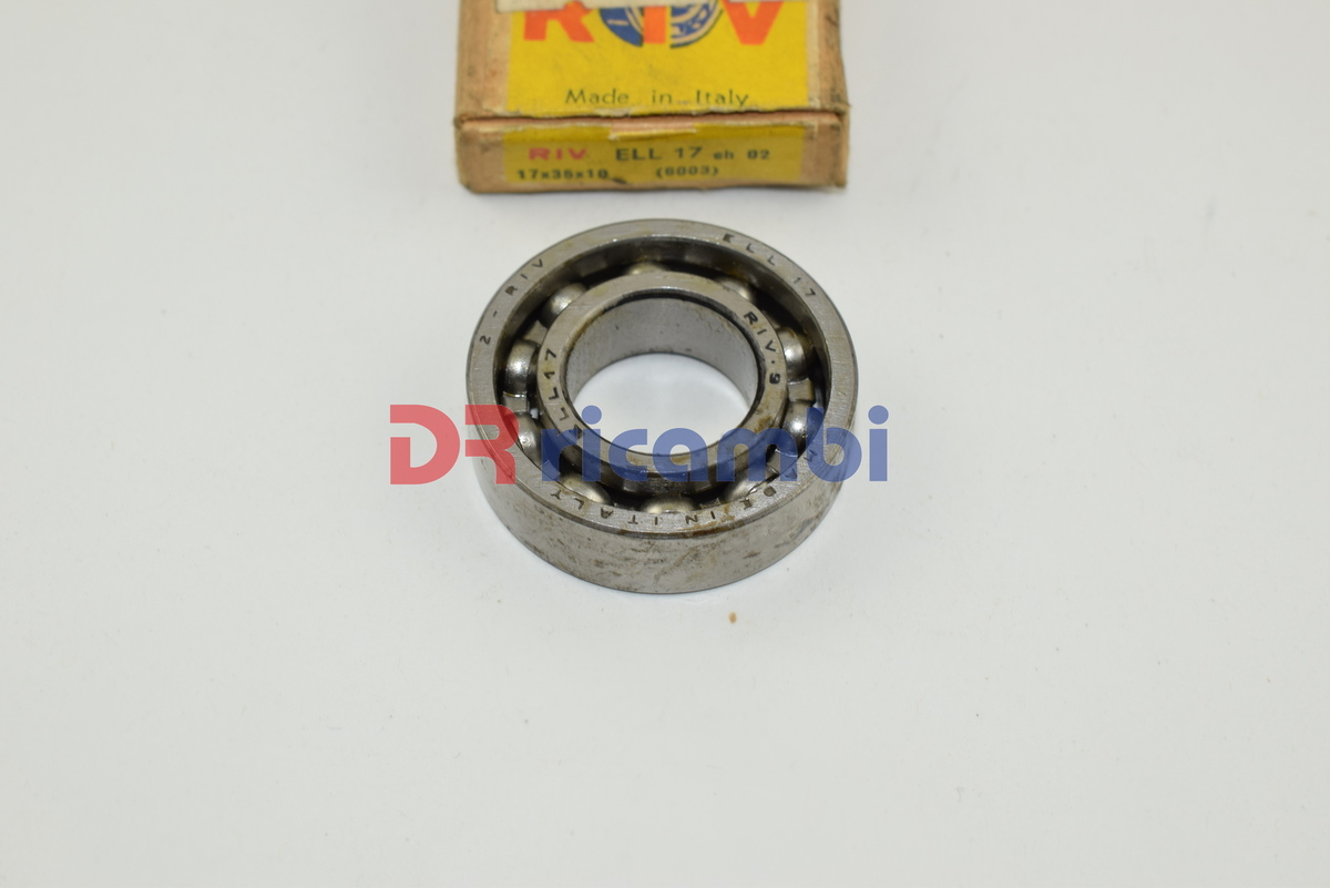 CUSCINETTO A SFERE RIV ELL 17 - ELL17  ch 02 SKF 6003 - D. 17x35x10