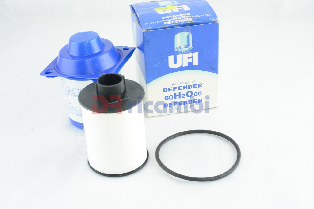 FILTRO CARBURANTE GASOLIO CITROEN JUMPER PEUGEOT BOXER FIAT 500 OPEL UFI 60H2O00