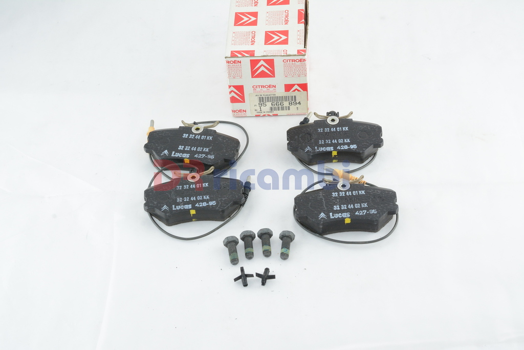 KIT PASTIGLIE FRENI A DISCO ANTERIORI CITROEN ZX ZX BREAK (1991-1999) - 95666894