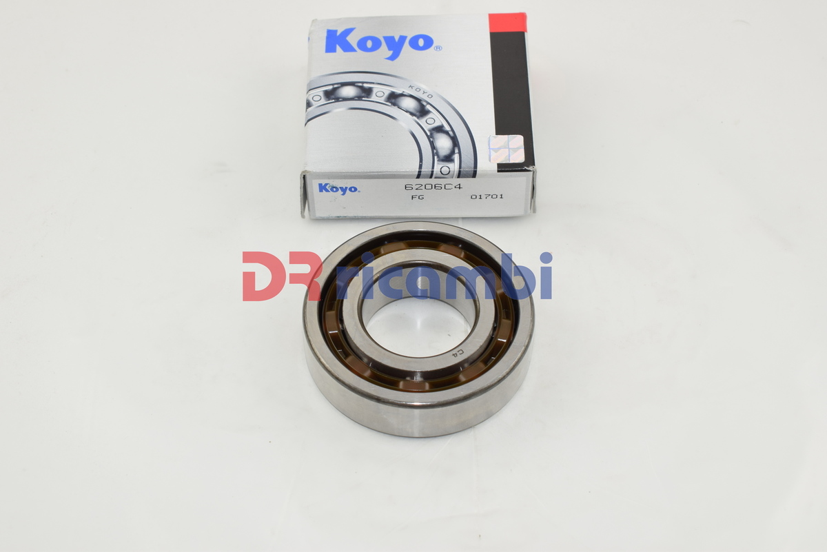 CUSCINETTO A SFERA ALTA VELOCITA' MOTO KOYO 6206 C4 FG SKF 6206TN9C4 D. 30x62x16