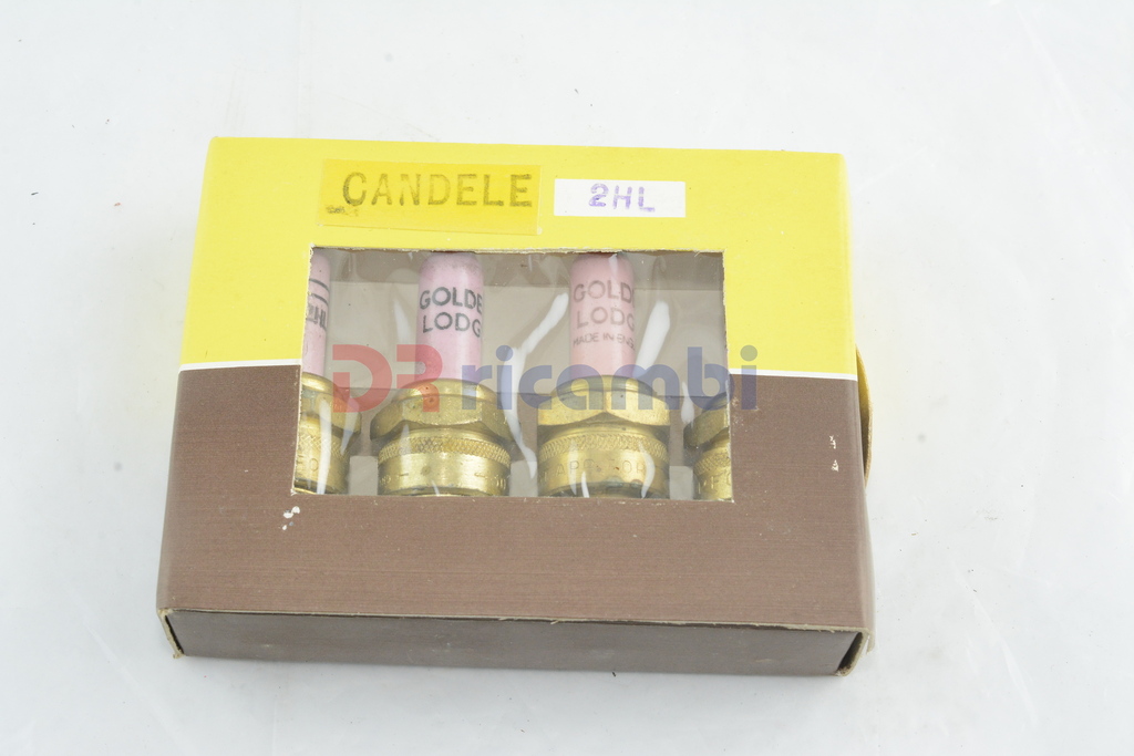 SERIE 4 PZ CANDELE PER ALFA ROMEO LODGE 2HL MADE IN ENGLAND DELL' EPOCA  KIT 2HL