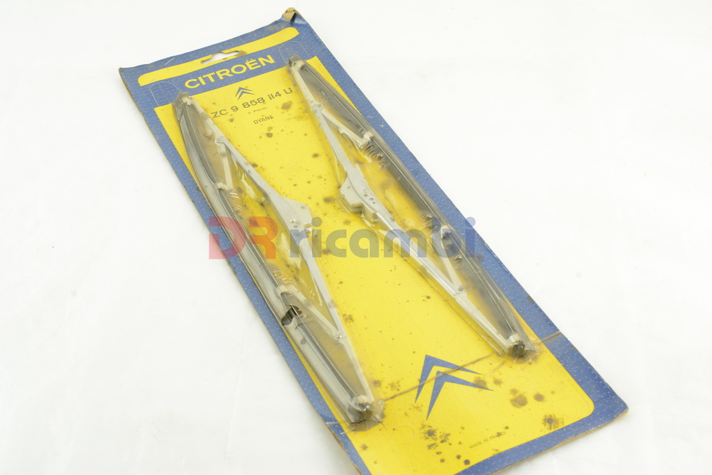 COPPIA SERIE SPAZZOLE TERGICRISTALLI ANT CITROEN DYANE CITROEN 9858114 9 858 114