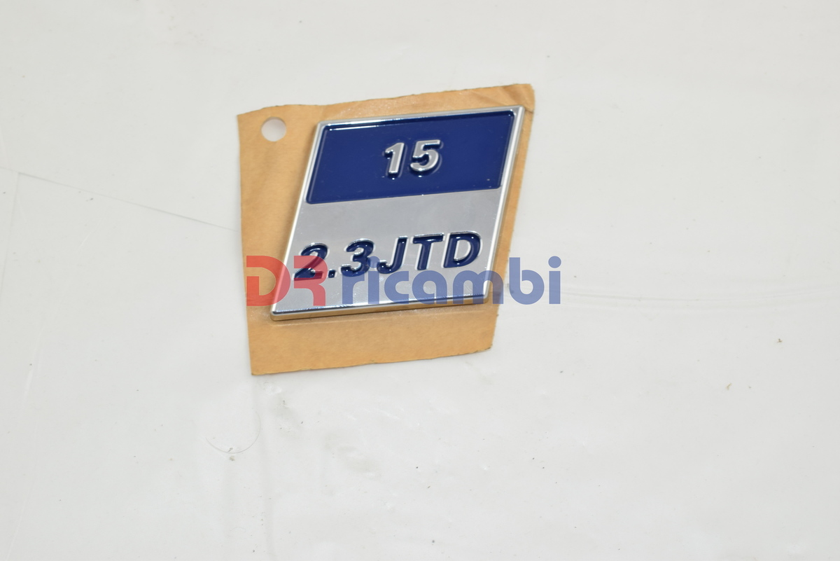 LOGO FREGIO SIGLA MODELLO &quot; 15 2.3 JTD &quot; DR0597