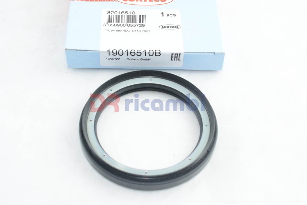 PARAOLIO MOZZO RUOTA PER MITSUBISHI L200 PAJERO CORTECO 19016510B 58x75x7.5/11.5