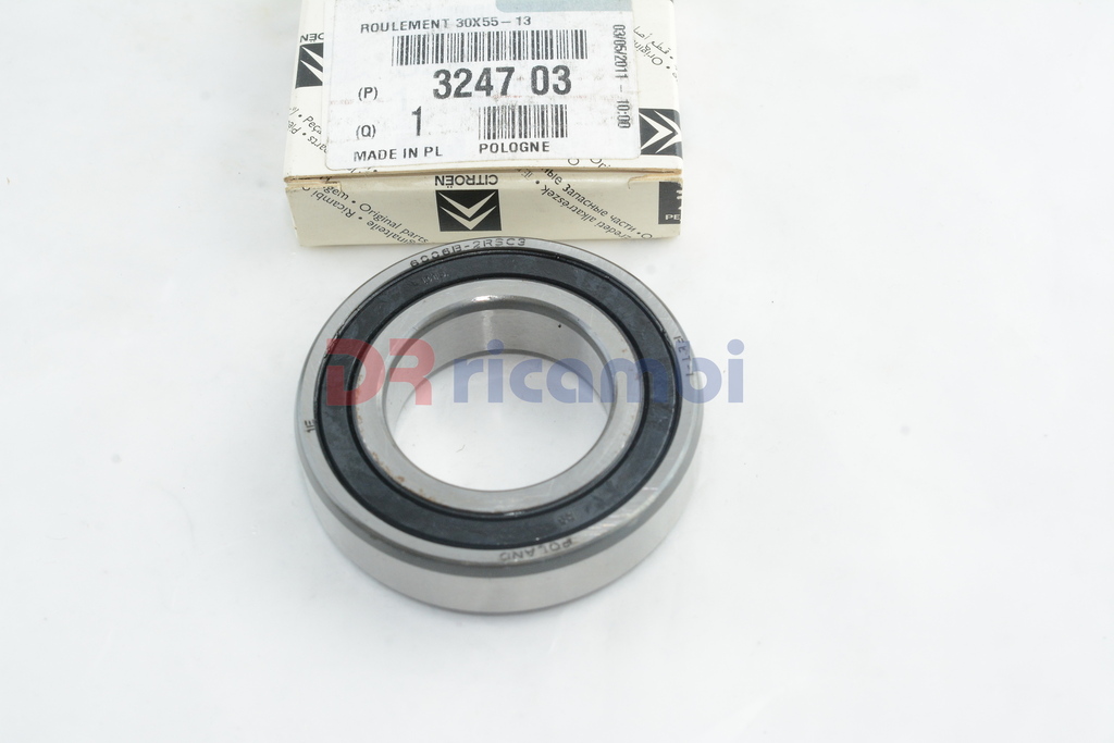 CUSCINETTO A SFERE SEMIASSE CITROEN BERLINGO PEUGEOT EXPERT 324703 - D. 30x55x13