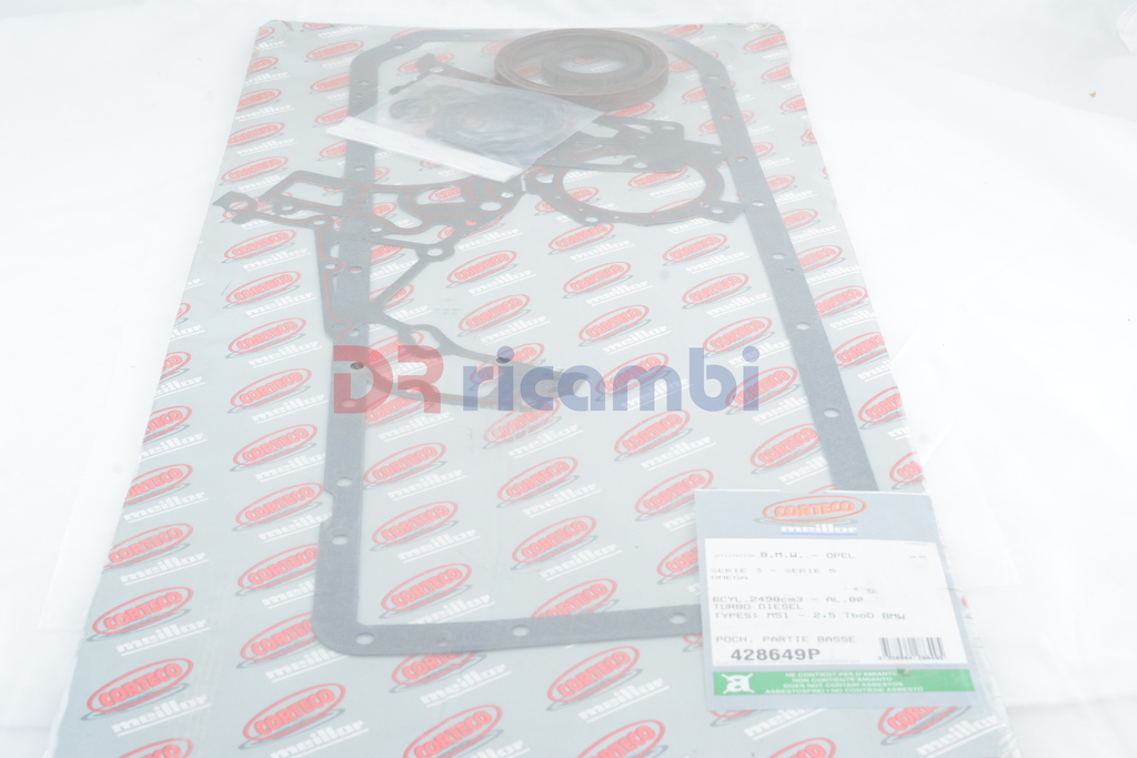 SERIE GUARNIZIONE MONOBLOCCO PER BMW 6 Cyl. Serie 3 - 5  2.498 TD OPEL  428649P