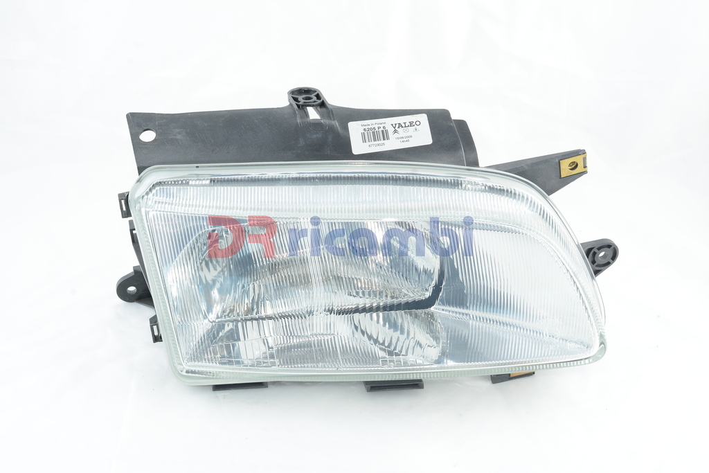 FARO FANALE LUCE ANT. DX CITROEN BERLINGO 1.1 1.4 1.6 1.8 1.9 2.0  VALEO 6205P6