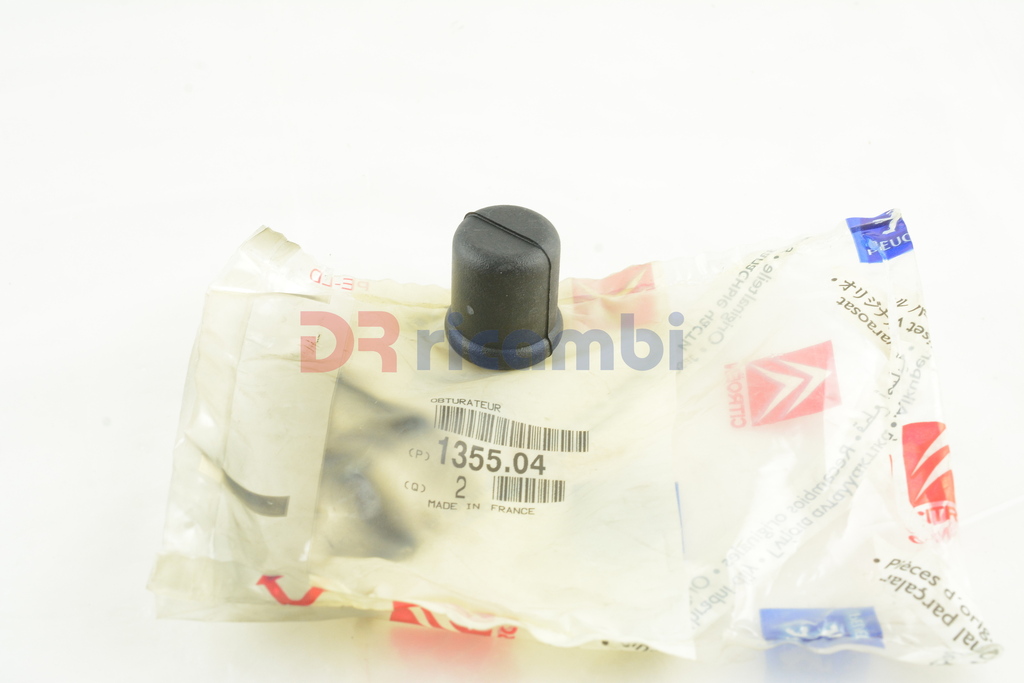 TAPPO OTTURATORE IN GOMMA TUBO LIQUIDO RAFFREDDAMENTO CITROEN C1 C2 C3 - 135504