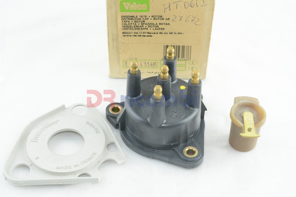 CALOTTA + ROTORE PER RENAULT CLIO 17 BACCARA TR R21TL GTL NEVADA 17 VALEO 243168