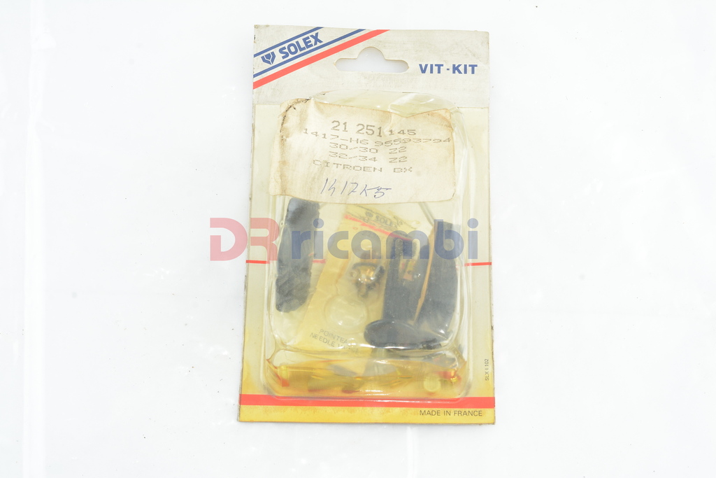 KIT RIPARAZIONE GALLEGGIANTE CARBURATORE SOLEX CITROEN BX  - CITROEN 1417K5