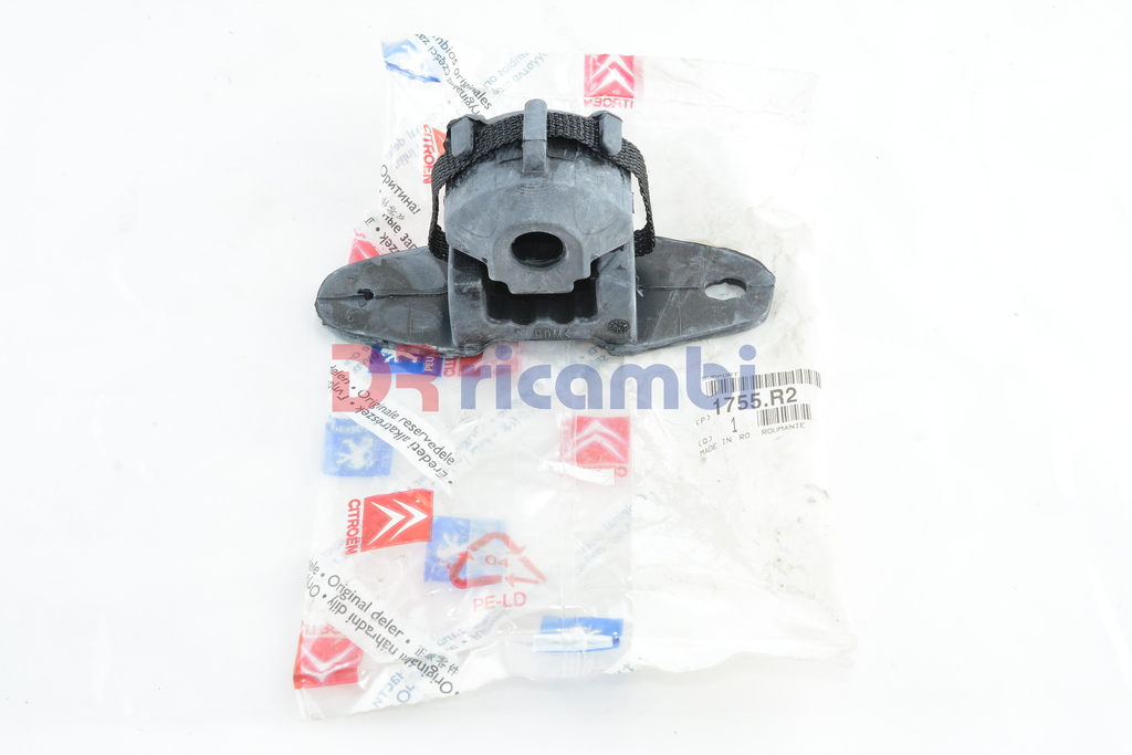 TAMPONE SUPPORTO PARACOLPI IMPIANTO GAS SCARICO CITROEN C2 C3 PEUGEOT - 1755R2