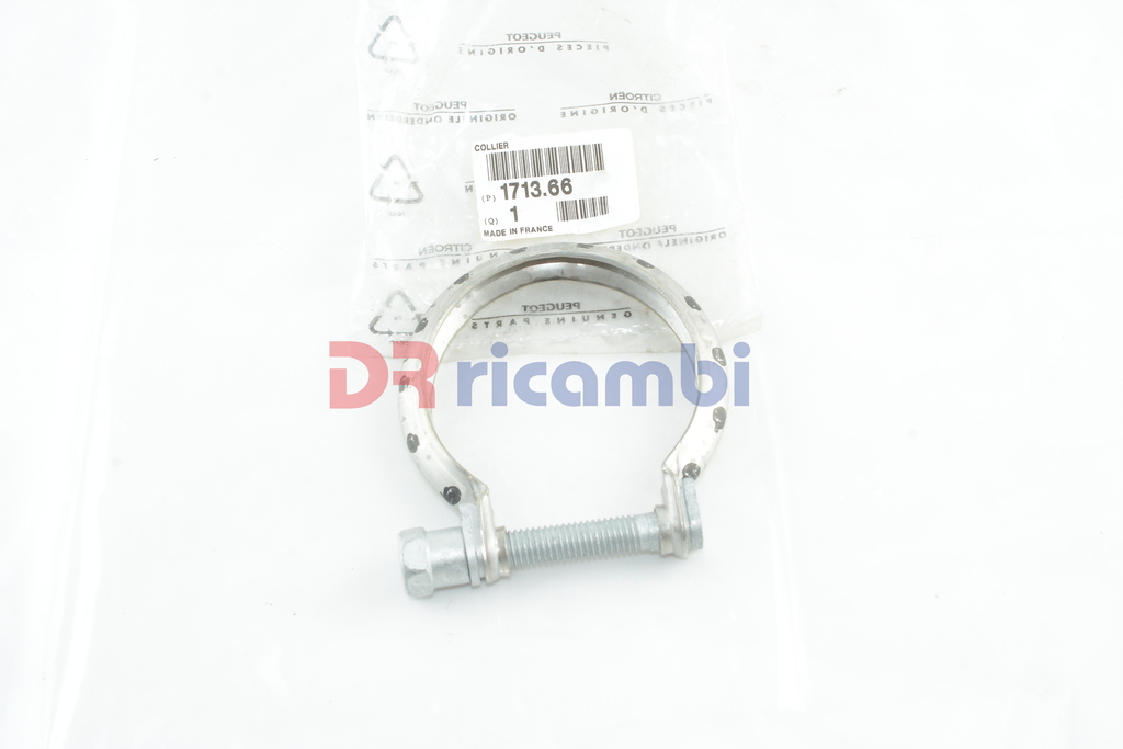 COLLARE FISSAGGIO TUBO IMPIANTO GAS SCARICO CITROEN BERLINGO C2 C3 - 171366