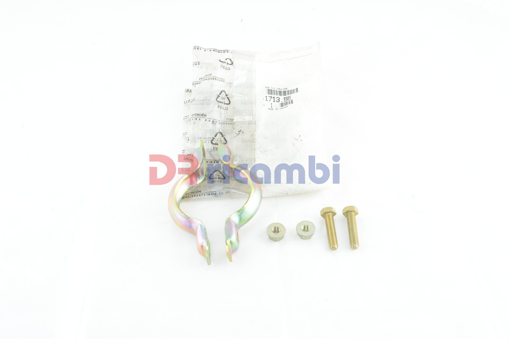 KIT STAFFE COLLARE FISSAGGIO IMPIANTO GAS SCARICO CITROEN BX PEUGEOT 205- 171355