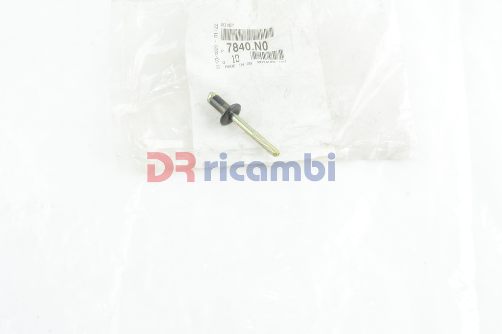 RIVETTO FISSAGGIO BLOCCAGGIO PARTI VARIE CITROEN C3 PEUGEOT - 7840N0 7840.N0 