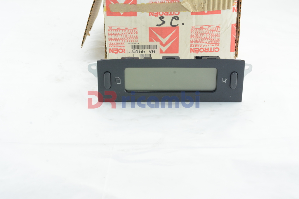 DISPLAY INDICATORE OROLOGIO DATA FREQUENZA RADIO CITROEN C5 - CITROEN 6155V6