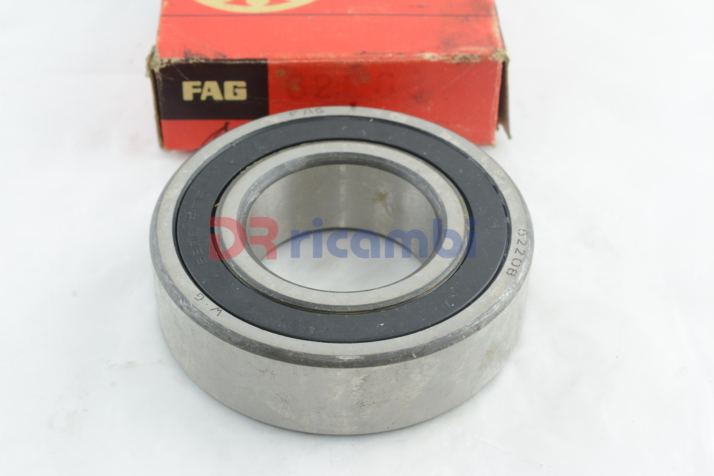 CUSCINETTO A UNA CORONA DI SFERE FAG 62208 2RSR  SKF 62208-2RS1 - D. 40x80x23