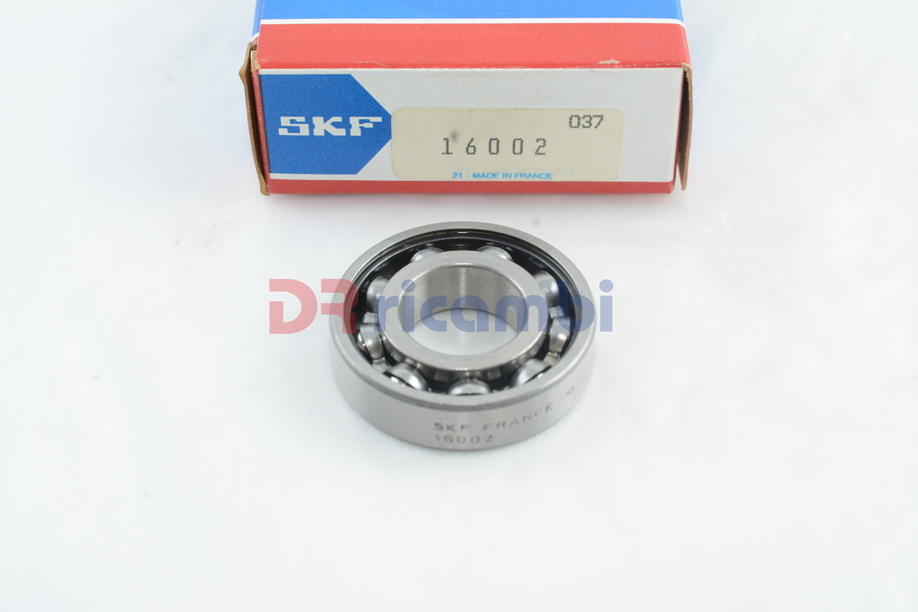 CUSCINETTO RIGIDO A GOLA PROFONDA A UNA FILA DI SFERE APERTO SKF 16002  15x32x8