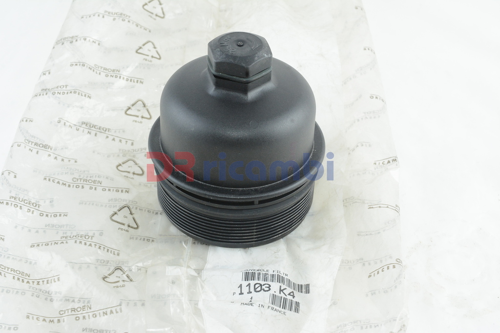 COPERCHIO FILTRO OLIO CITROEN BERLINGO C4 PEUGEOT 206 307 EXPERT  CITROEN 1103K4