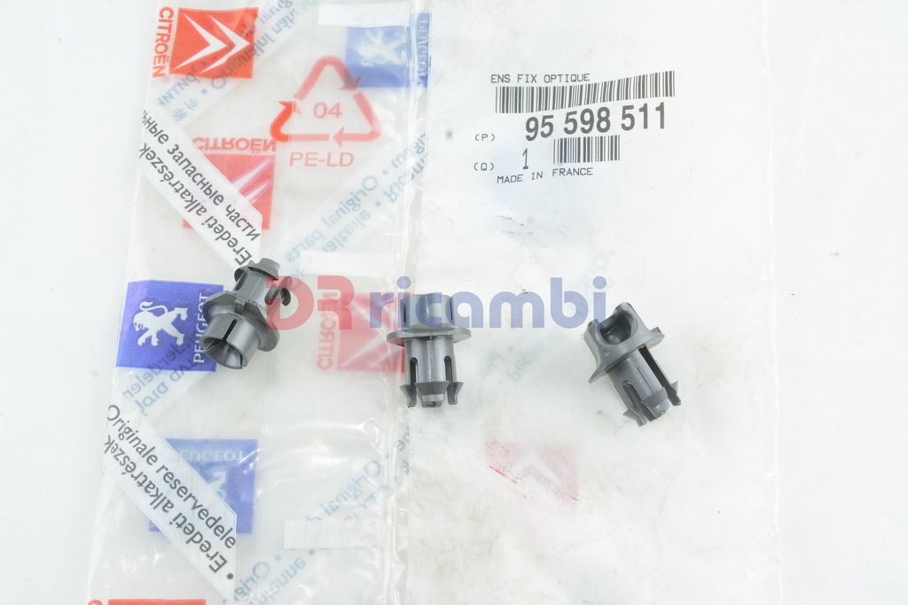 KIT CLIP FISSAGGIO DEI FARI ANTERIORE CITROEN AX - CITROEN 95598511 - 95 598 511