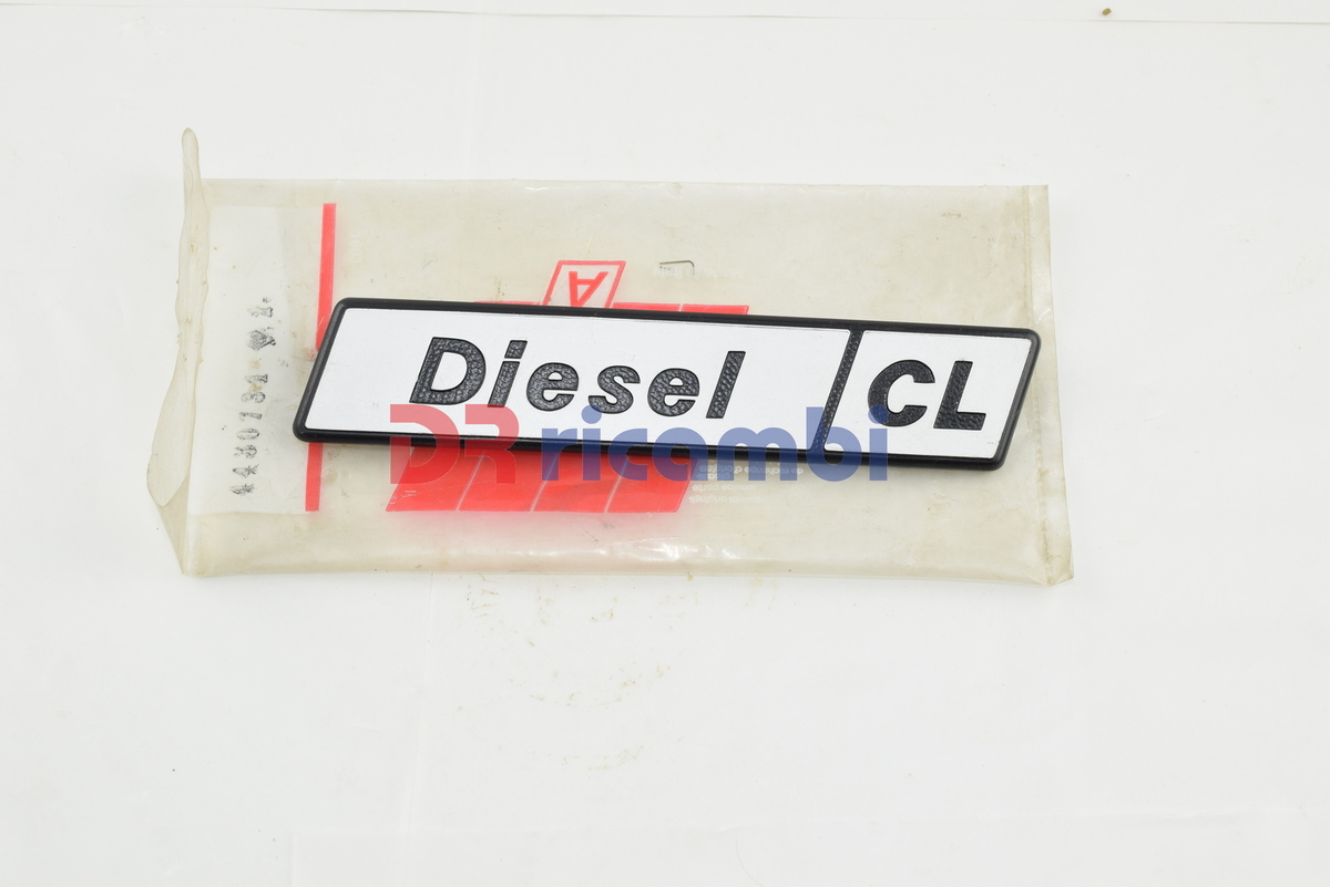 LOGO FREGIO SIGLA MODELLO FIAT &quot; DIESEL CL &quot; FIAT 4430731