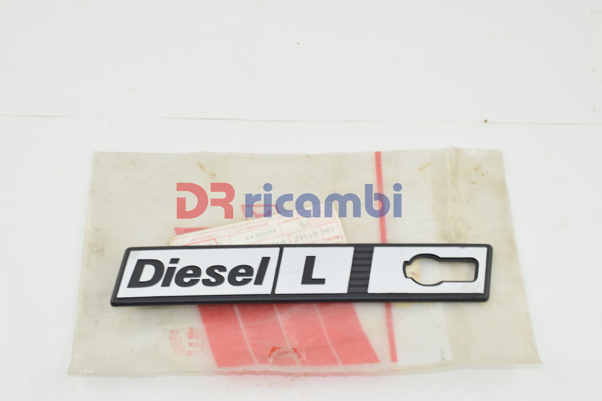 LOGO FREGIO SIGLA MODELLO FIAT &quot; DIESEL L &quot; FIAT 4430684