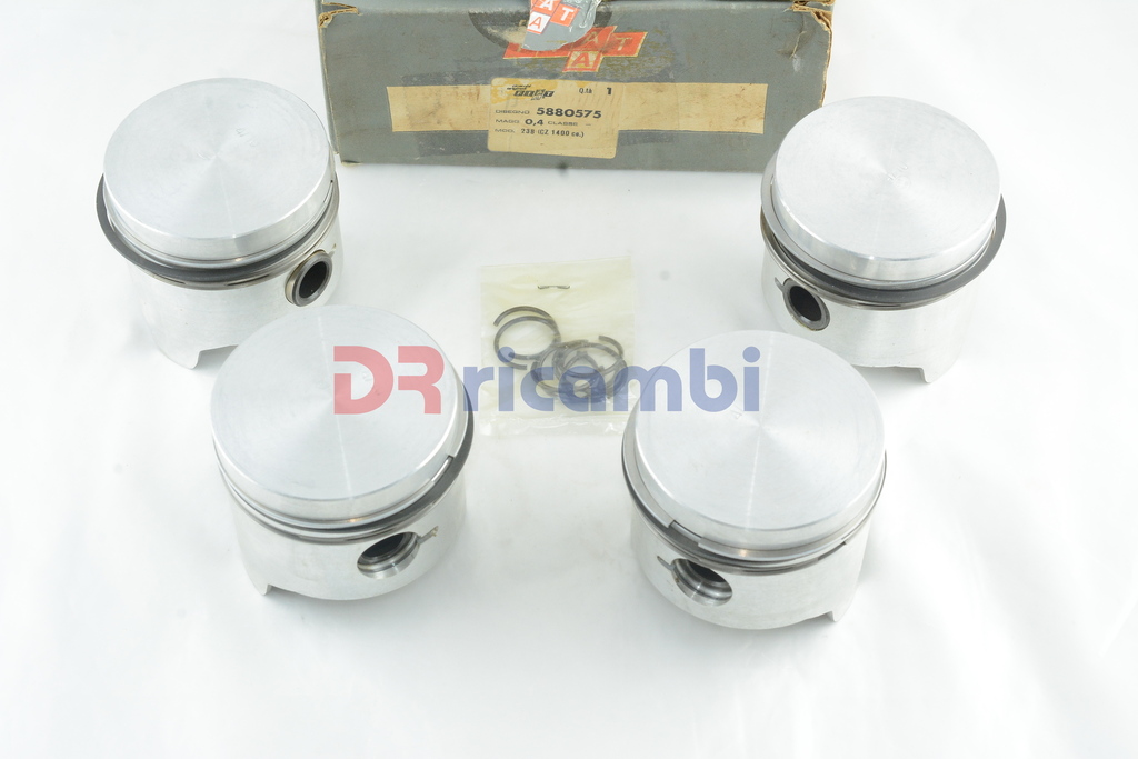 SERIE STANTUFFI PISTONI COMPLETI FIAT 238 1400 cc Maggiorati +0,4 - FIAT 5880575