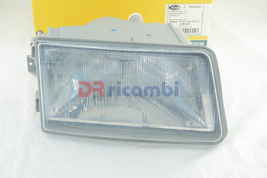 FANALE ALOGENO H4 ANTERIORE DX PER IVECO N. DAILY - MAGNETI MARELLI 712332551129