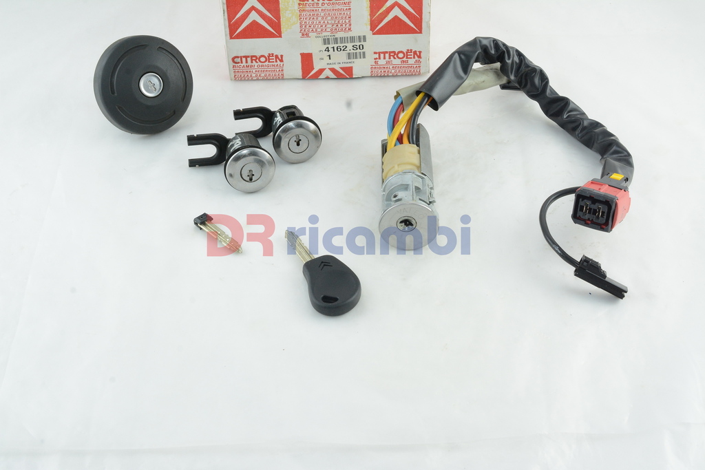 KIT CILINDRETTI SERRATURA VETTURA CITROEN XSARA PICASSO - CITROEN 4162S0 4162.S0