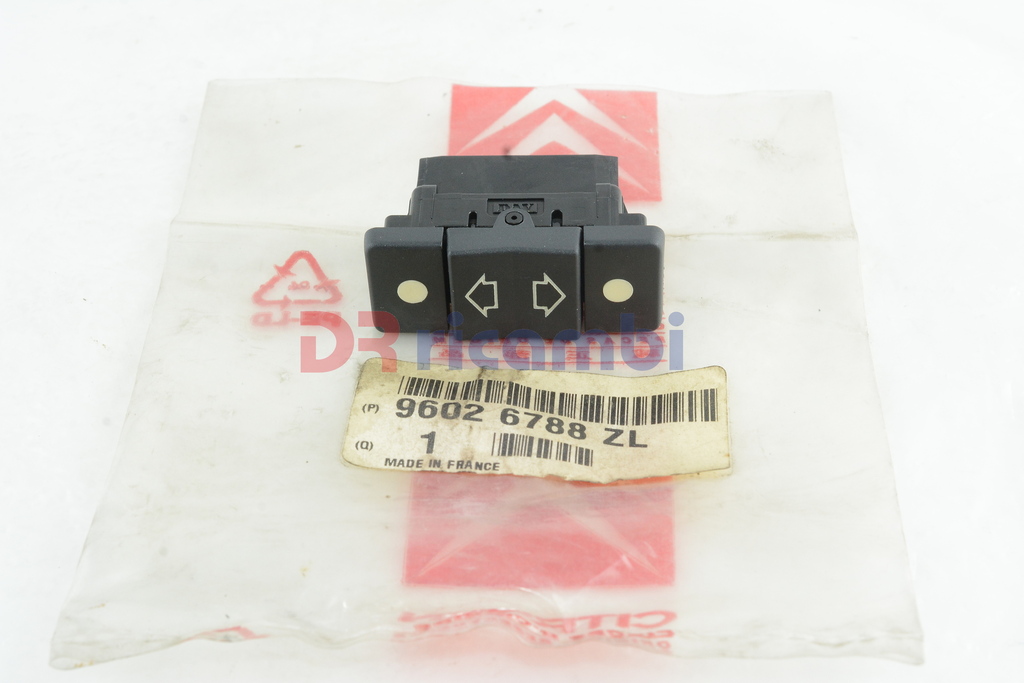 PULSANTE INTERRUTTORE ALZACRISTALLO CITROEN XM - CITROEN 96026788ZL - 96 026 788