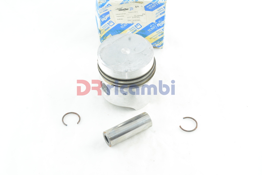 PISTONE COMPLETO DI ANELLI FASCE ELASTICHE FIAT 127 UNO DIESEL - FIAT 5881361