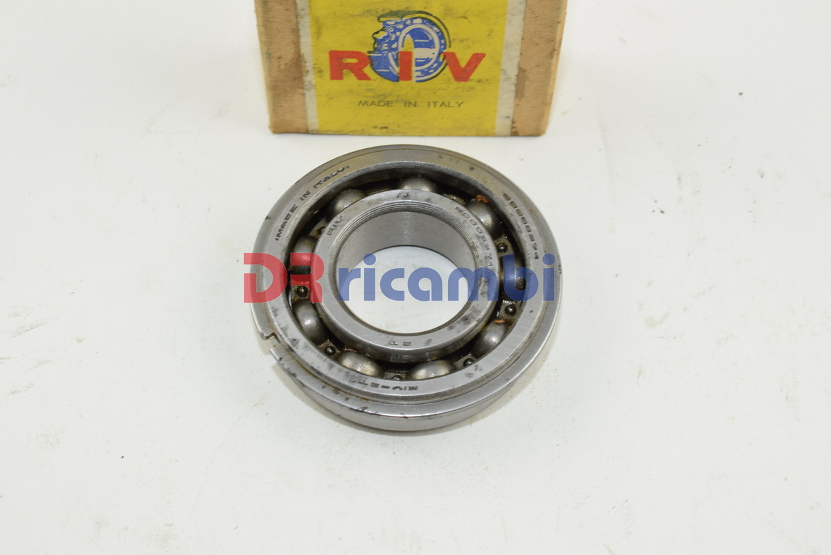 CUSCINETTO A SFERE CAMBIO FIAT 500  RIV 60 00 5371  - SKF 6205 NR - D. 25x52x15 