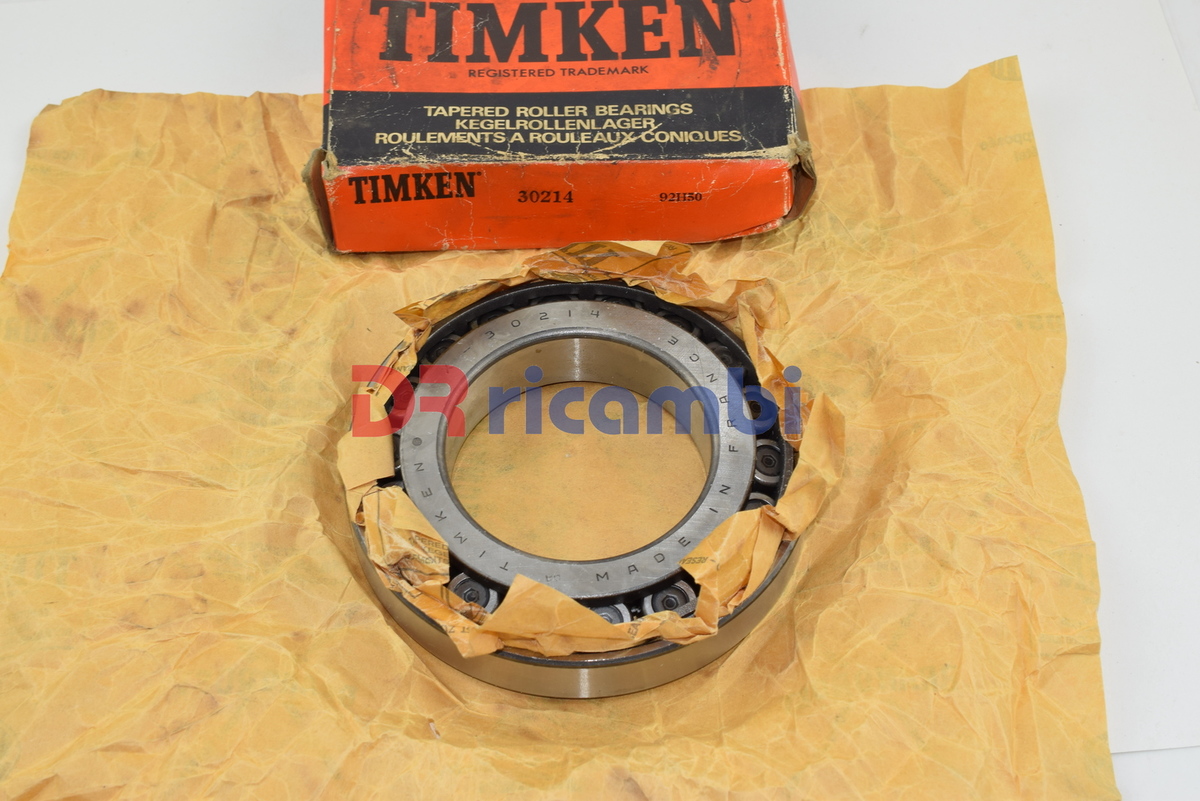 CUSCINETTO A RULLI CONICI RUOTA FIAT OM AUTOCARRI TIMKEN 30214 - 70x125x26.25 